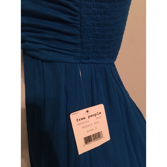 Free people mosaic blue maxi dress S - Picture 4 of 5